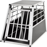 Aluminium Hundetransportbox - MDF - Schwarz - 92 x 65 x 69 cm - Mypuppystore #