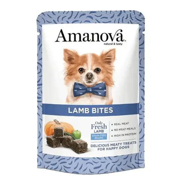 Amanova Bites – Lamm – 100 % natürliche Hundesnacks - Mypuppystore #