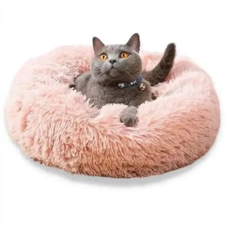 Flauschiges Hunde -Katzenbett Donat - Mypuppystore ➤ wir machen Ihren Hund glücklich!#Flauschiges Hundebett Donat