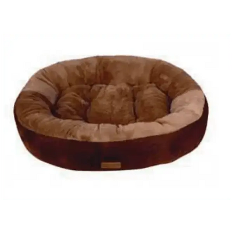 Hundebett Donut braun - Rutschfester Untergrund - Mypuppystore #