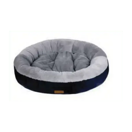 Hundebett Donut grau - Rutschfester Untergrund - Mypuppystore #