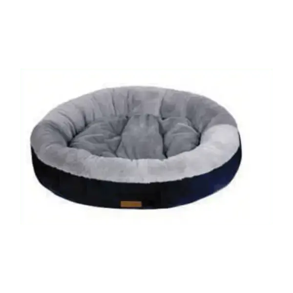 Hundebett Donut grau - Rutschfester Untergrund - Mypuppystore #