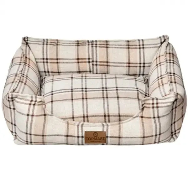 Hundebett | Hundesofa Iselle - Tartan Beige - Mypuppystore #