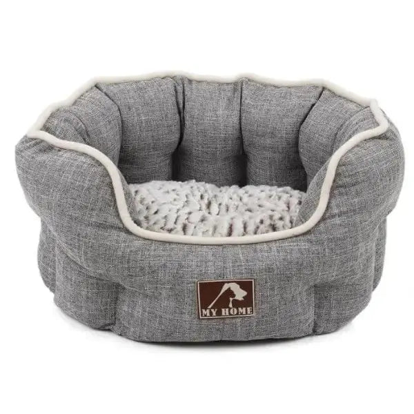 Hundebett/ Katzenbett - grau - 45 x 40 x 21 cm - Mypuppystore #