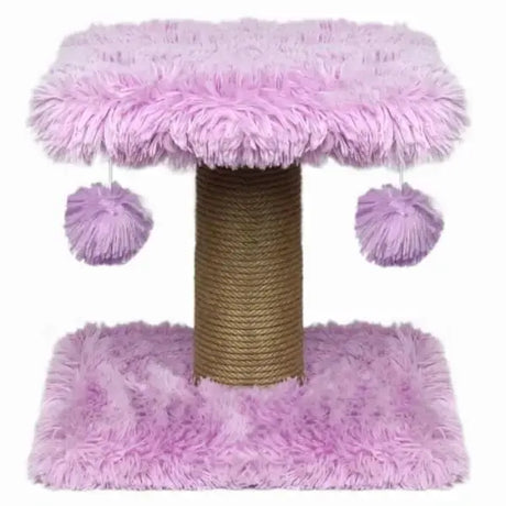 Kratzbaum Fluffy - 34 x 34 x 34 cm - rosa - Mypuppystore #