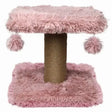 Kratzbaum Fluffy - 34 x 34 x 34 cm - Rose - Mypuppystore #