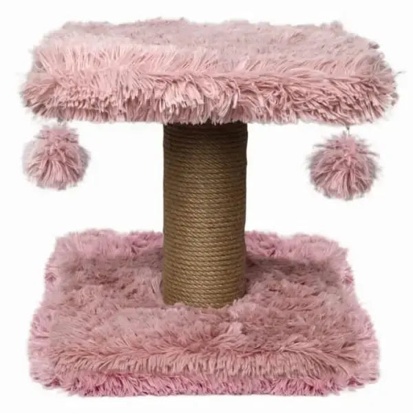 Kratzbaum Fluffy - 34 x 34 x 34 cm - Rose - Mypuppystore #