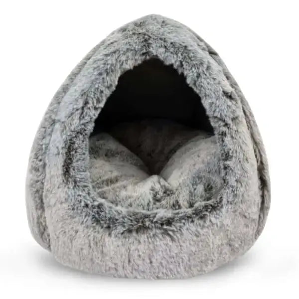 Topmast Snoozie – Superweiches Katzenbett – grau – 33 x 26 cm - Mypuppystore #