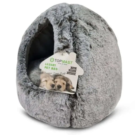 Topmast Snoozie – Superweiches Katzenbett – grau – 33 x 26 cm - Mypuppystore ➤ wir machen Ihren Hund glücklich!#Superweiches Katzenbett